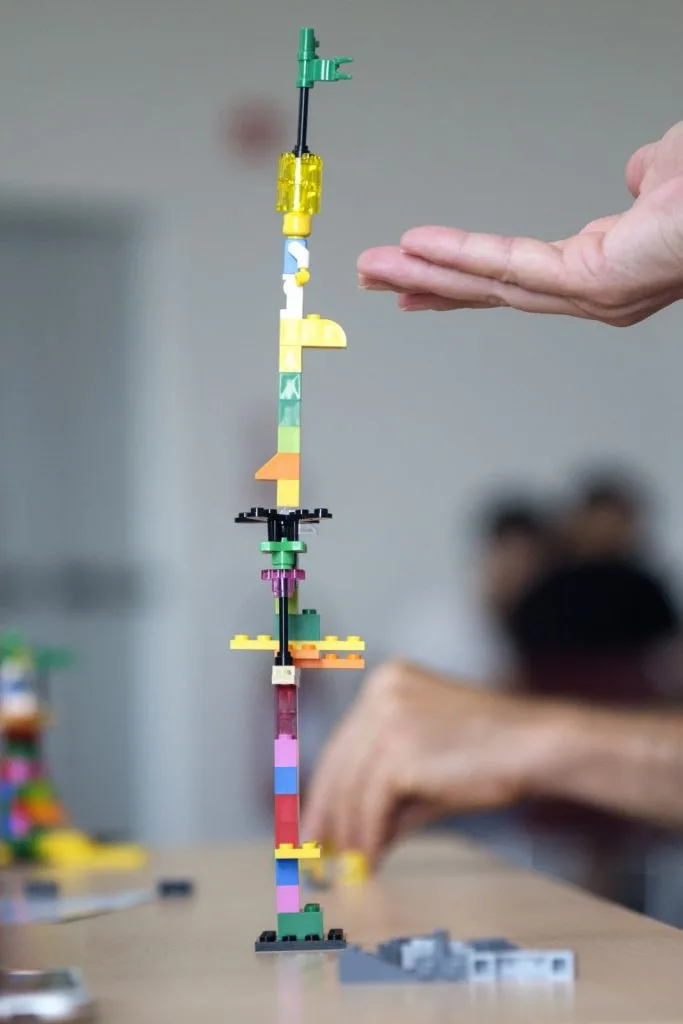 Lego construction.