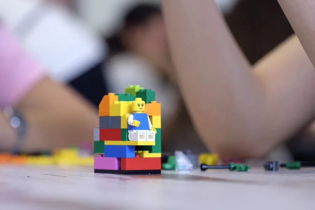 Lego construction.