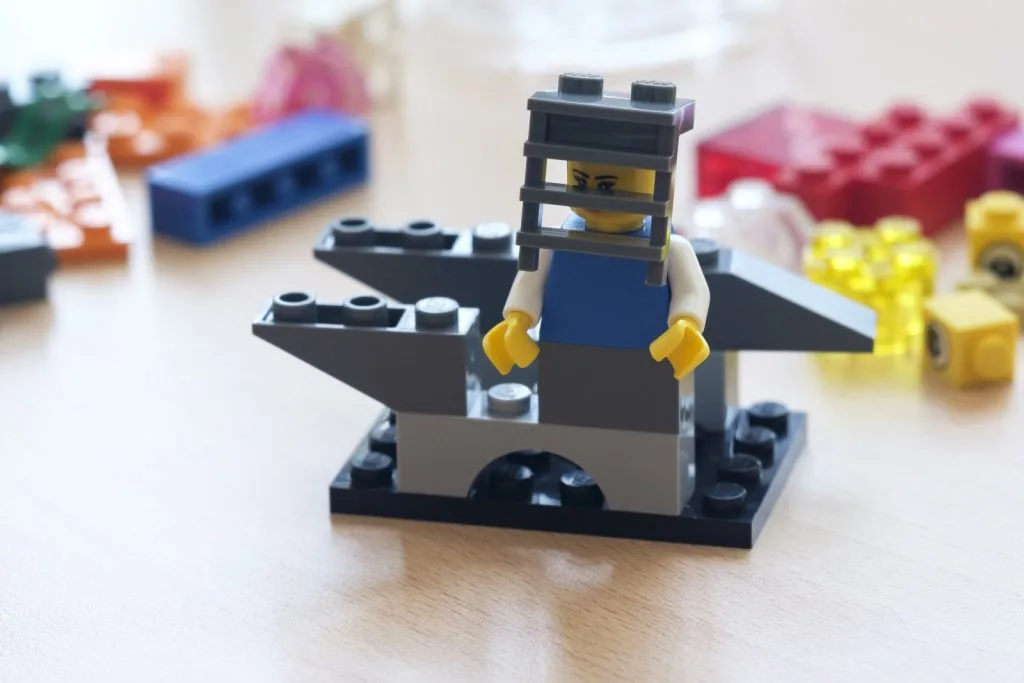 Lego construction.