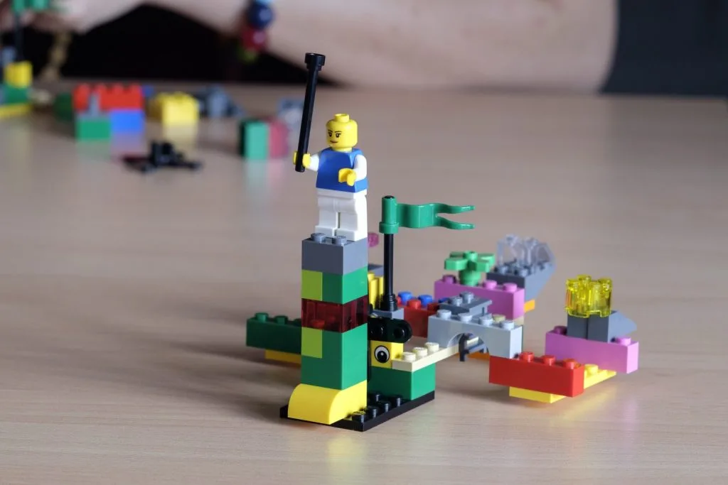 Lego construction.