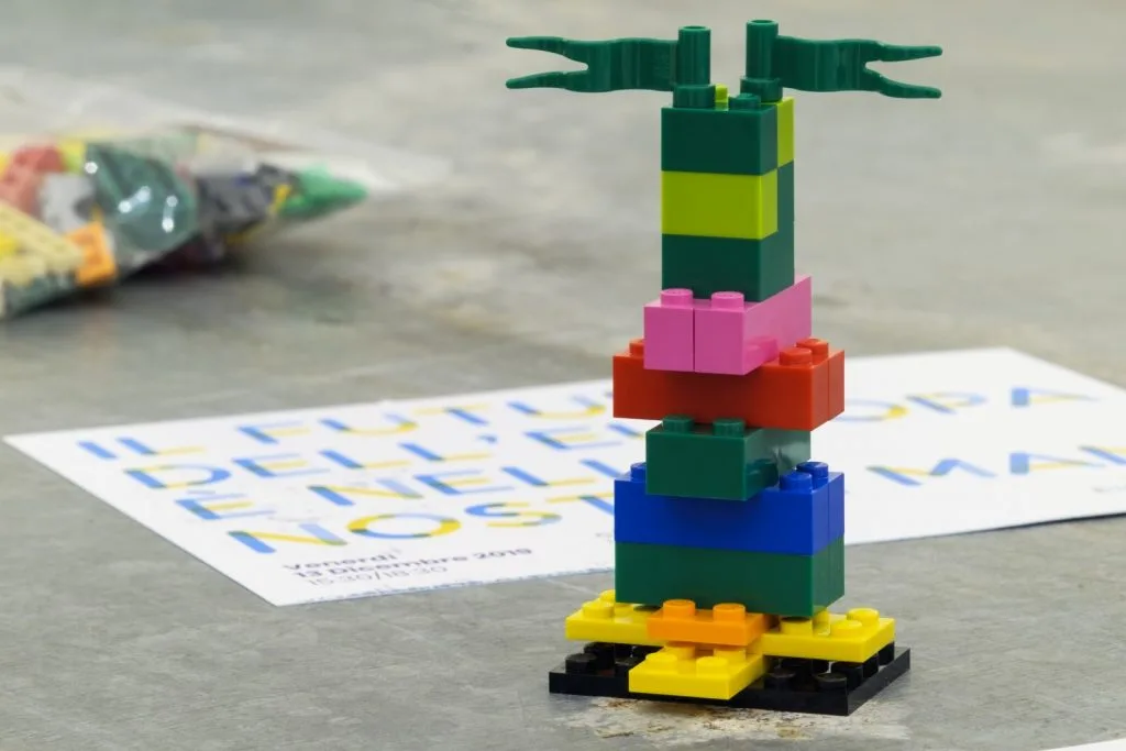 A Lego construct.