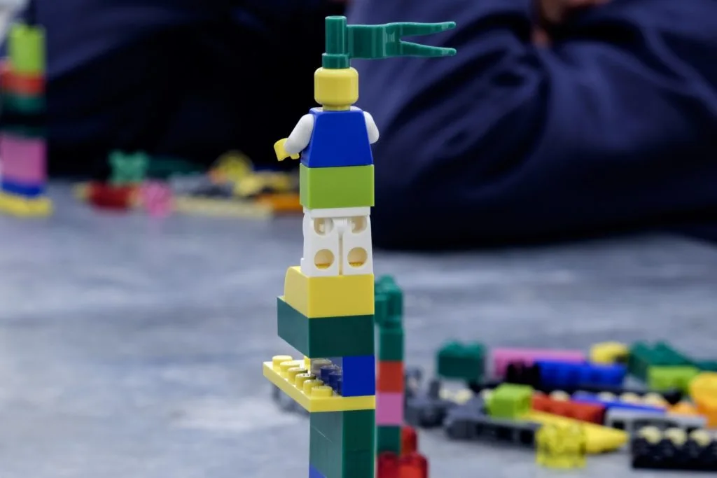 A Lego construct.