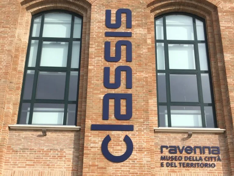 Classis Museo of Ravenna building facade. 